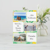 Mele Kalikimaka kerstfoto Kaart collage (Staand voorkant)