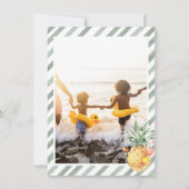 Mele Kalikimaka | Kerstfotocollage (Achterkant)