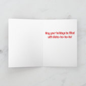 Mele Kalikimaka kerstKaart Bedankkaart (Binnen)