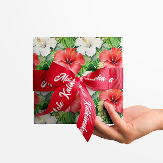 Mele Kalikimaka Kerstlint Grosgrain Lint