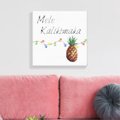 Mele Kalikimaka - Kerstmis Canvas Print (Insitu (Woonkamer))
