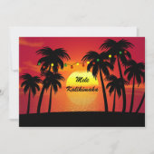 Mele Kalikimaka Kerstmis Feestdagenkaart (Voorkant)