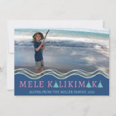 Mele Kalikimaka Kerstmis Fotocollage Feestdagenkaart (Voorkant)