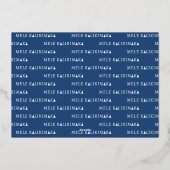 Mele Kalikimaka Kerstmis Fotocollage Folie Feestdagenkaart (Achterkant)