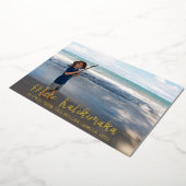 Mele Kalikimaka Kerstmis Fotocollage Folie Feestdagenkaart (Gedraaid)