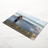 Mele Kalikimaka Kerstmis Fotocollage Folie Feestdagenkaart (Gedraaid)