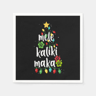 Mele kalikimaka Kerstmis Hawaiian Xmas Servet