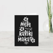 Mele Kalikimaka Kerstmis Hawaiian Xmas Vacature Kaart (Voorkant)