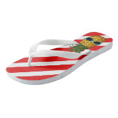 Mele Kalikimaka Kerstmis in juli Pineapple 2021 Teenslippers (Schuin)