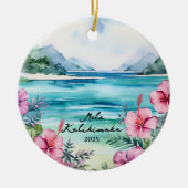 Mele kalikimaka Kerstmis Keramisch Ornament (Voorkant)