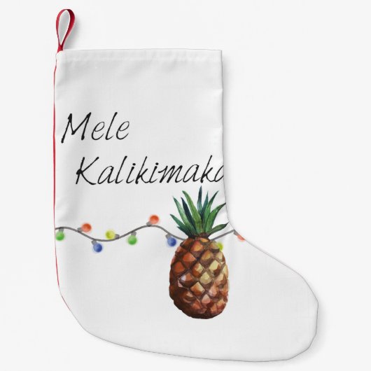 Mele Kalikimaka - Kerstmis stoppen Kleine Kerstsok (Voorkant)