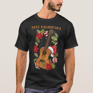 MELE KALIKIMAKA Kerstmis Ukulele Hawaii Gift T-shirt