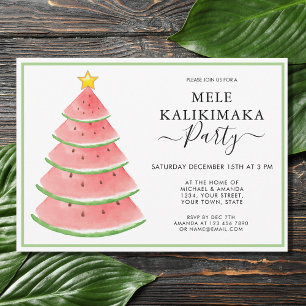 Mele Kalikimaka Kerstparty Kaart