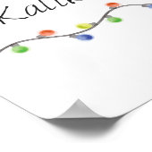 Mele Kalikimaka - kerstPoster Poster (Hoek)