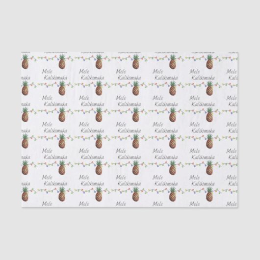 Mele Kalikimaka - kersttijdpapier Tissuepapier (Voorkant)