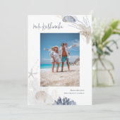 Mele Kalikimaka Kust Vakantie Fotokaart Feestdagenkaart (Staand voorkant)