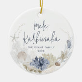 Mele Kalikimaka Kustvakantie Keramisch Ornament (Voorkant)