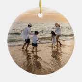 Mele Kalikimaka Kustvakantie Keramisch Ornament (Achterkant)