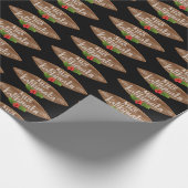 Mele Kalikimaka - Merry Christmas Surfboard Hawaï Cadeaupapier (Hoek)