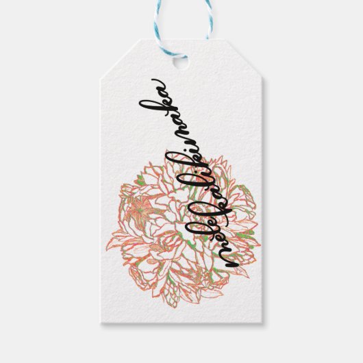 Mele Kalikimaka / Merry Christmas Tropical Gift La Cadeaulabel (Voorkant)