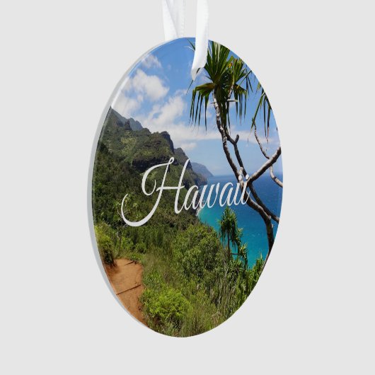 Mele Kalikimaka Merry Kerstmis Hawaii Keepomwille Ornament (voorkant)