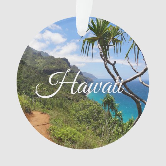 Mele Kalikimaka Merry Kerstmis Hawaii Keepomwille Ornament (voorkant)