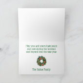 Mele Kalikimaka Merry Kerstmis Hawaiian Feestdagen Kaart (Binnen)