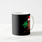 Mele Kalikimaka Merry Kerstmis Hawaiian Tiki Koffiemok (Voorkant rechts)