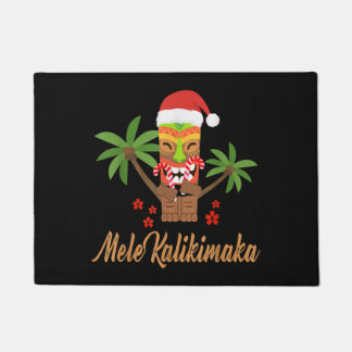 Mele Kalikimaka Merry Kerstmis Hawaiian Xmas Gift Deurmat