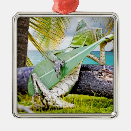 Mele Kalikimaka Metalen Ornament (Voorkant)