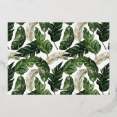 Mele Kalikimaka Modern Foto Folie Feestdagenkaart (Achterkant)