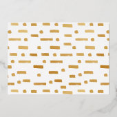 Mele Kalikimaka Modern Script Folie Feestdagenkaart (Achterkant)