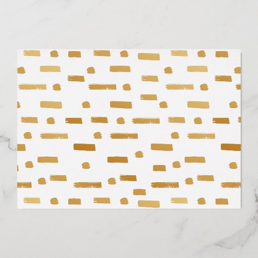 Mele Kalikimaka Modern Script Folie Feestdagenkaart (Achterkant)