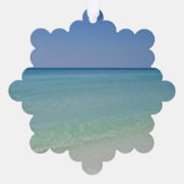 Mele Kalikimaka Mooie Custom Beach Kerstmis Ornament Kaart (Achterkant)