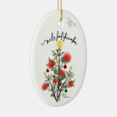 Mele Kalikimaka 'Ohi'a Lehua Merry Kerstboom Keramisch Ornament (Rechts)