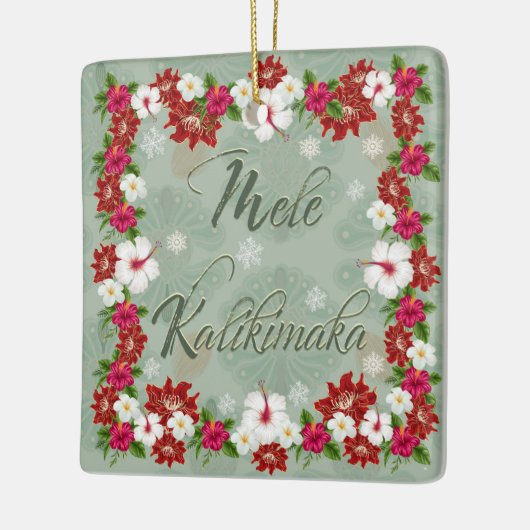Mele Kalikimaka Ornament kerstboom (Links)