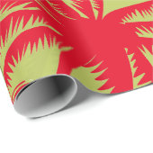 Mele Kalikimaka Palm Tree Cadeaupapier (Rol Hoek)