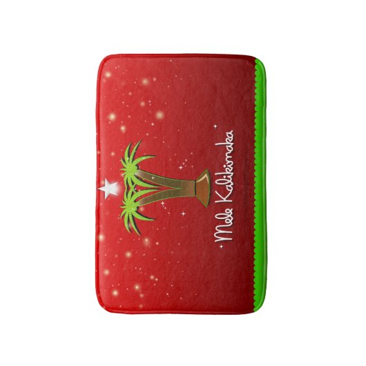 Mele Kalikimaka Palm Tree for Xmas Badmat (Voorkant Verticaal)
