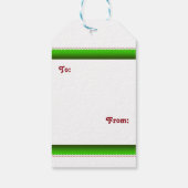 Mele Kalikimaka Palm Tree for Xmas Cadeaulabel (Achterkant)