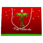 Mele Kalikimaka Palm Tree for Xmas Groot Cadeauzakje (Voorkant)