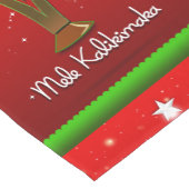 Mele Kalikimaka Palm Tree for Xmas Korte Tafelloper (Hoek)