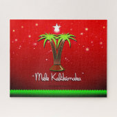 Mele Kalikimaka Palm Tree for Xmas Legpuzzel (Horizontaal)