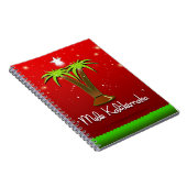 Mele Kalikimaka Palm Tree for Xmas Notitieboek (Rechterzijde)