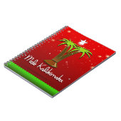 Mele Kalikimaka Palm Tree for Xmas Notitieboek (Linkerzijde)