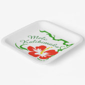 Mele Kalikimaka Papieren Bordje (Gebogen)