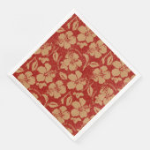 Mele Kalikimaka  Pareau Hawaiian Hibiscus&n Servet (Hoek)