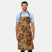 Mele Kalikimaka  Pareau Hawaiian Hibiscus Schort (Gedragen)