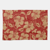 Mele Kalikimaka  Pareau Hawaiian Hibiscus Theedoek (Horizontaal)