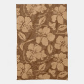 Mele Kalikimaka Pareau Hawaiian Hibiscus Theedoek (Verticaal)