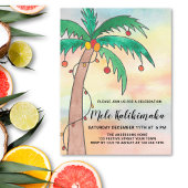 Mele Kalikimaka Party Invitation Briefkaart